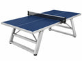 Table de tennis de table 274 x 152.5 x 76 cm bleue avec structure métallique et filet